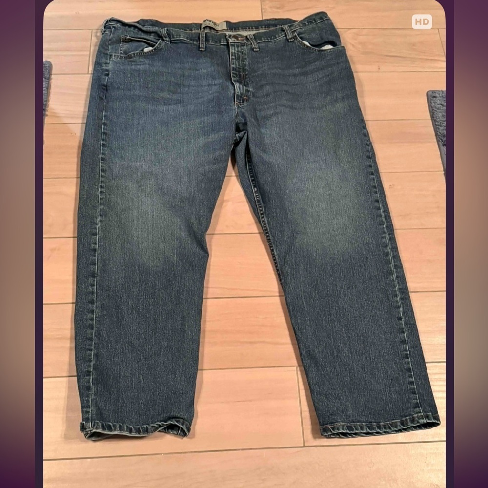 Wrangler Relaxed Fit Dark Blue Jeans 48x30